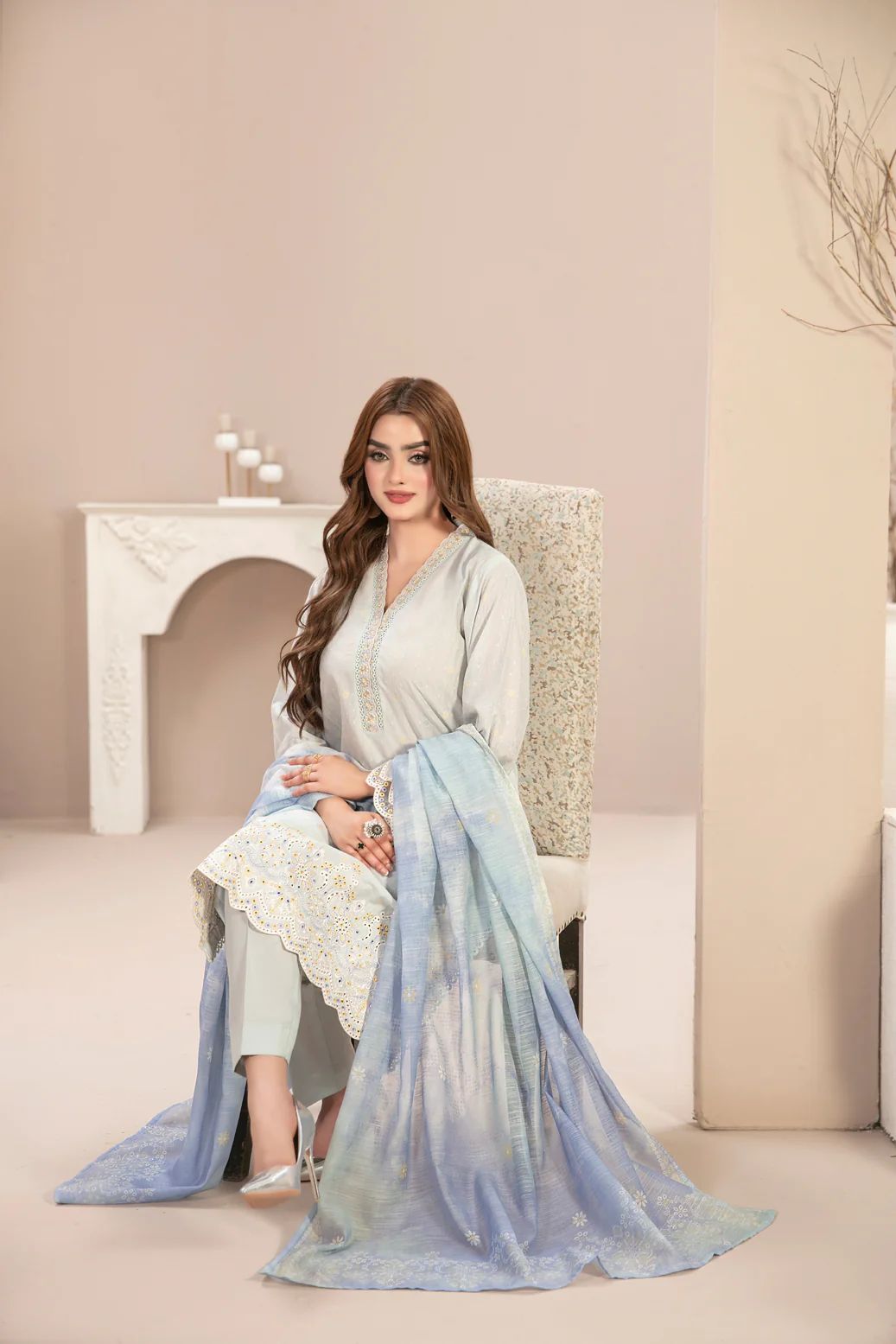 Mismah Lawn Suit D-2743