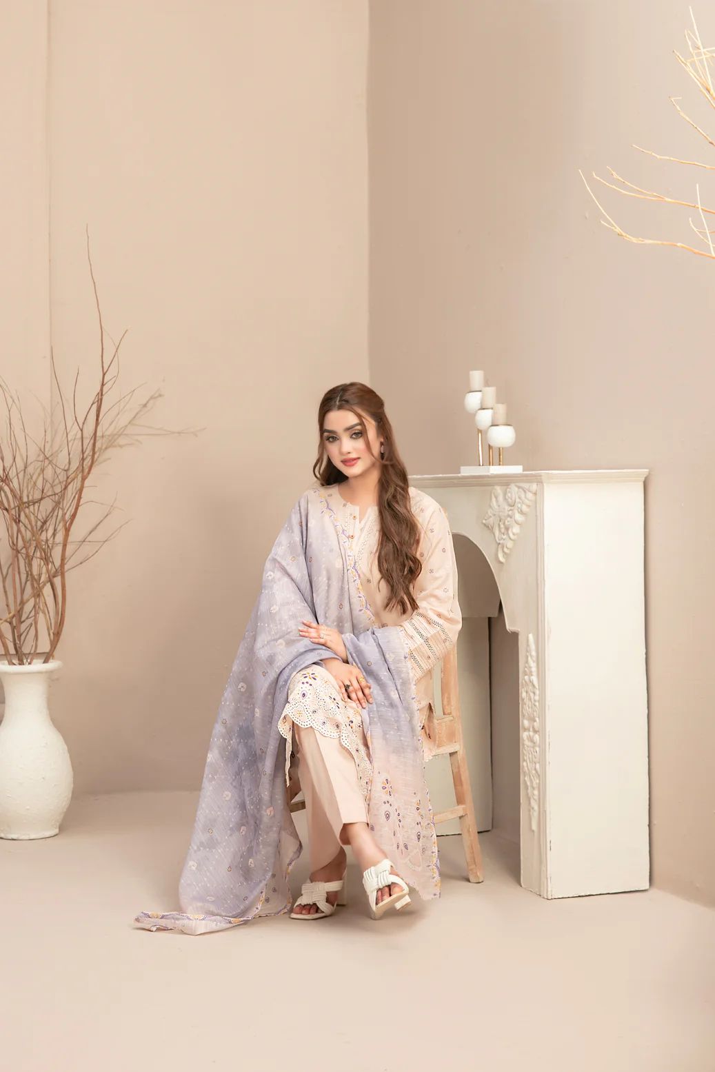 Mismah Lawn Suit D-2750