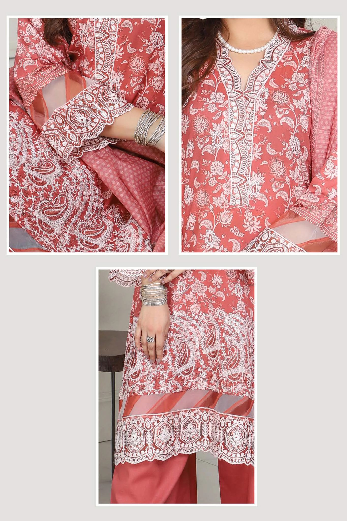 Munira Designer Lawn Suit - 001