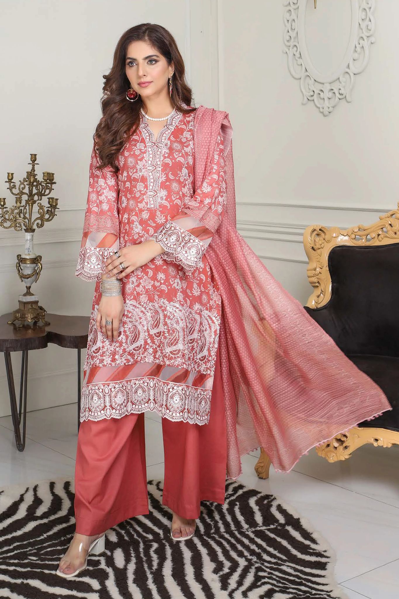 Munira Designer Lawn Suit - 001