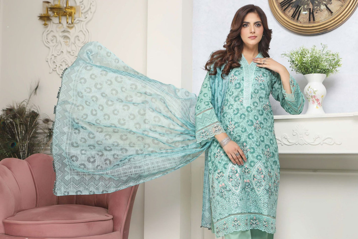 Munira Designer Lawn Suit - 004
