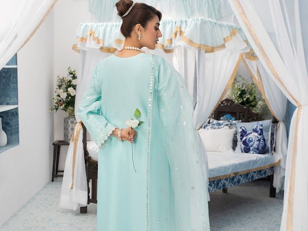 Turquoise Heera Suit