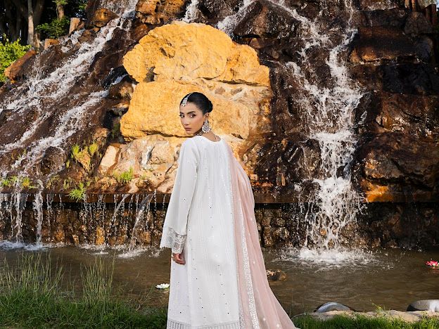 White Heera Suit