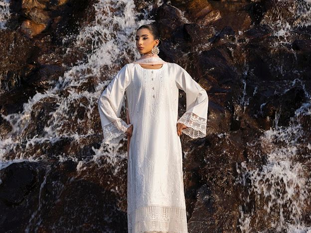 White Heera Suit