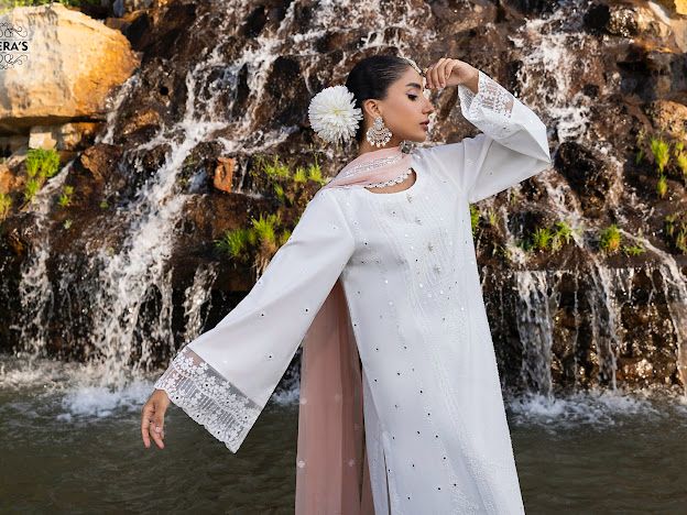 White Heera Suit