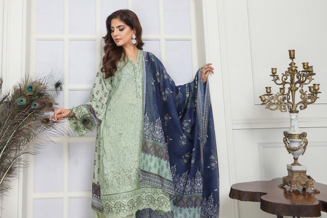 Munira Designer Lawn Suit - 002