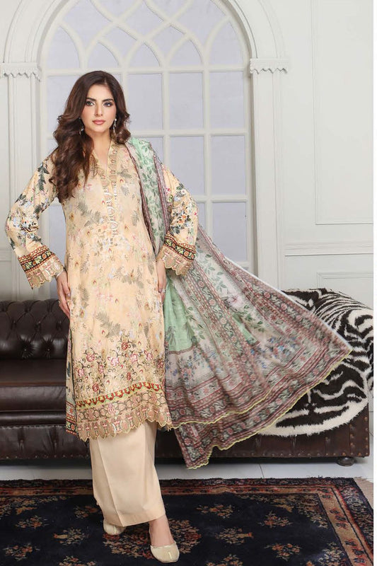 Munira Designer Lawn Suit - 003