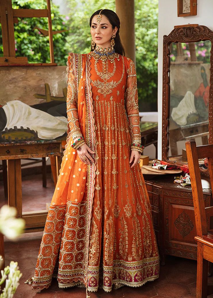 Afrozeh Orange Maxi Dress